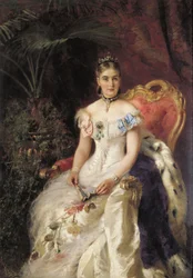 Portrait of Countess V. A. Volkonskaya 1848-1924